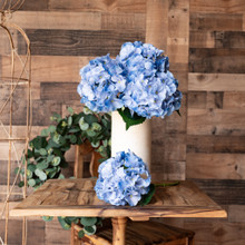 REAL TOUCH HYDRANGEA 20 INCH BLUE