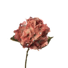 REAL TOUCH HYDRANGEA 20 INCH TERRA COTTA