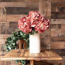 REAL TOUCH HYDRANGEA 20 INCH TERRA COTTA