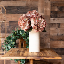 REAL TOUCH HYDRANGEA 20 INCH GOLD HONEY
