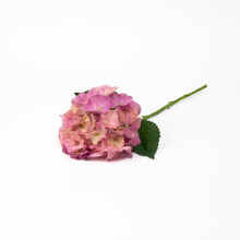 REAL TOUCH HYDRANGEA 20 INCH PLUM