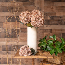 REAL TOUCH HYDRANGEA 29 INCH DUNE