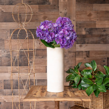 REAL TOUCH HYDRANGEA 29 INCH VIOLET