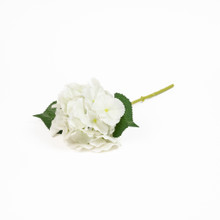 REAL TOUCH HYDRANGEA 14 INCH FRESH WHITE