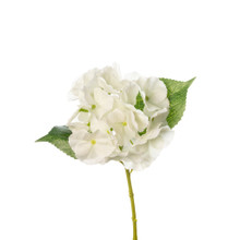 REAL TOUCH HYDRANGEA 14 INCH FRESH WHITE