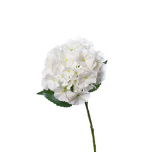 REAL TOUCH HYDRANGEA 20 INCH FRESH WHITE