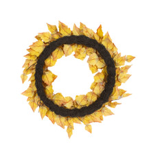 ASPEN LEAF WREATH - 24 INCH
