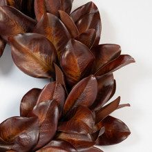 Magnolia Leaf Wreath Bourbon 23 Inch