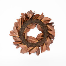 Magnolia Leaf Wreath Bourbon 23 Inch