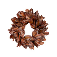 Magnolia Leaf Wreath Bourbon 23 Inch