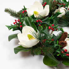 Magnolia Holiday Wreath 26 Inch