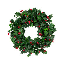 Holly Berry Wreath 24 Inch