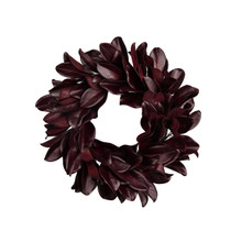 Magnolia Leaf Wreath Merlot 27 Inch
