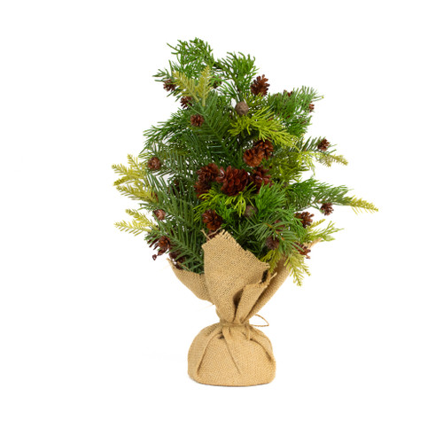 PINE & JUNIPER MINI TREE - 7 x 17"