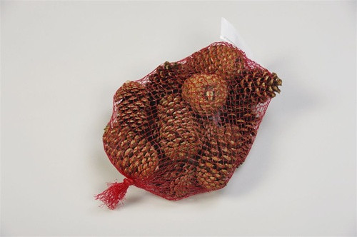 CINNAMON CONE MESH BAG 12 PCS - PACKED 18