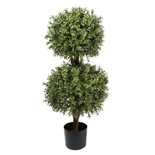 UV BOXWOOD DOUBLE BALL 36" TOPIARY
