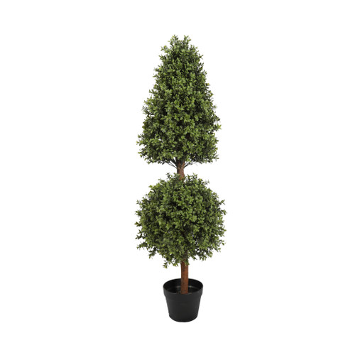 UV BOXWOOD MIXED CONE AND BALL TOPIARY - 48 INCH