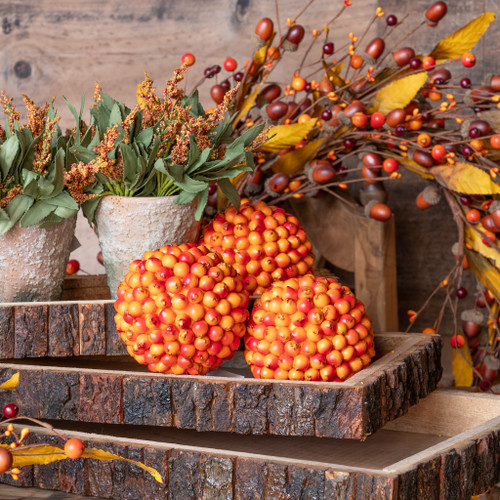 BERRY BALLS - ORANGE - 4 INCH