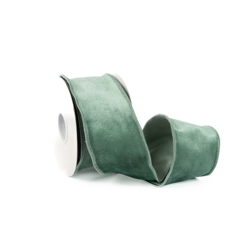VELVET RIBBON 2.5" X 10 YD - CELADON