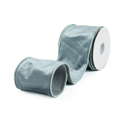 VELVET RIBBON 4" X 10 YD - OCEAN