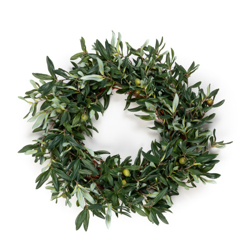OLIVE LEAF WREATH - 24 INCH