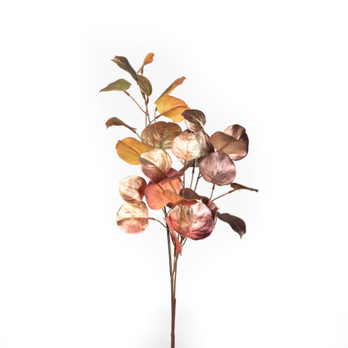 OMBRE LEAF SPRAY - BROWN AND GOLD - 30 INCH