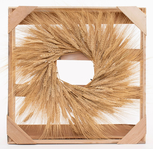 DRIED WHEAT WREATH