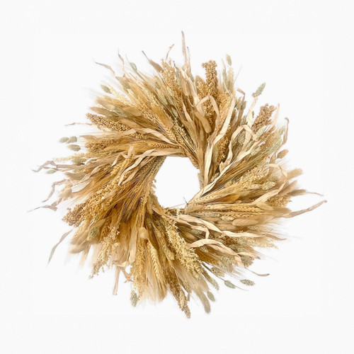 GOLDEN GRAINS WREATH