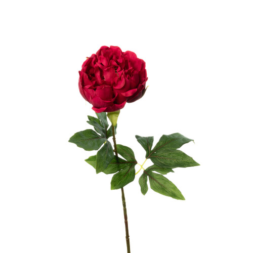 REAL TOUCH PEONY STEM - DARK PINK - 23 INCH