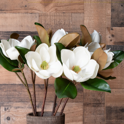 MAGNOLIA FLOWER STEM - 23 INCH