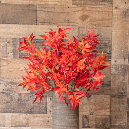 JAPANESE MAPLE LEAF STEM - 28 INCH - ORANGE