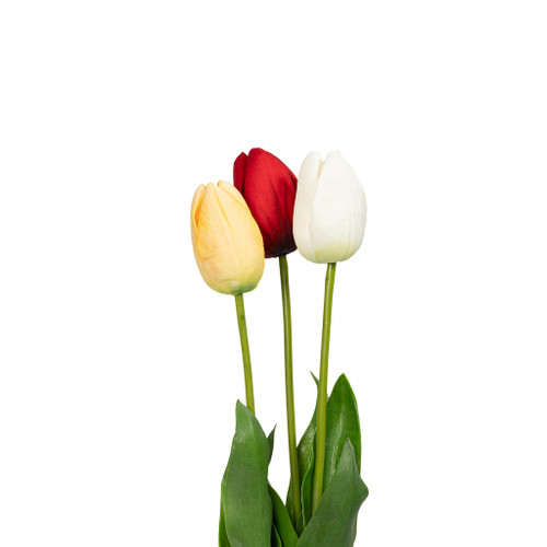 NATURAL TOUCH TULIP - 23.5 INCH - SUNLIT TRIO (36 STEMS)