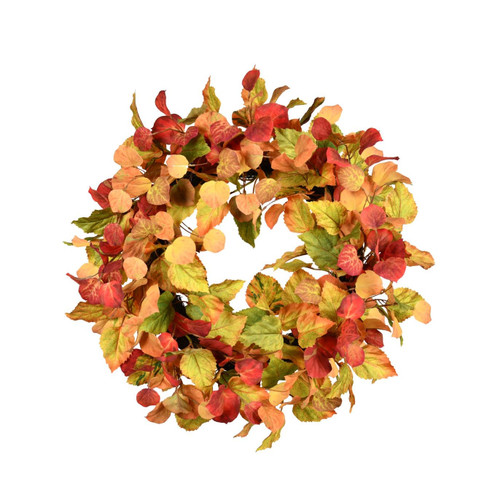 Aspen Leaf Wreath Autumn 23 Inch