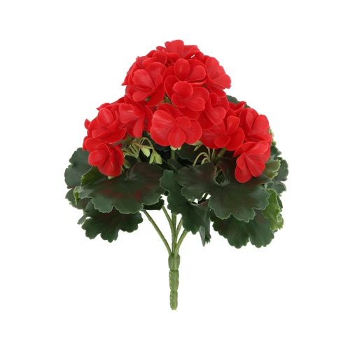 Geranium UV Bush 9 Inch Red