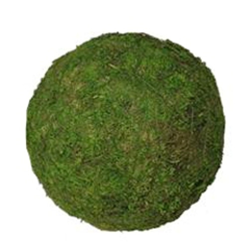 MOSS BALL - GREEN - 6" SMALL - 6 PCS