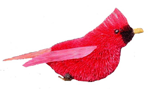 HANDMADE ORNAMENT - CARDINAL - 3.5"