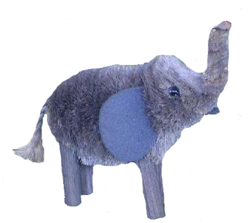 HANDMADE ORNAMENT - GREY ELEPHANT