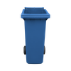 180 Litre Wheelie Bin - Front Lid Open
