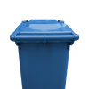 180 Litre Wheelie Bin - Back View Lid Closed