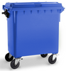 Blue 770 Litre Wheelie Bin