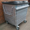 1280 Litre Galvanised Wheelie Bin