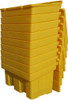 Grit Bin - 350 Ltr - Yellow - RW0006Y - Stacked