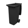 Black Wheelie Bin - 180 Litre