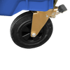 Blue Wheelie Bin - 1100 Litre - Wheel With Brake