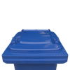 Blue Wheelie Bin - 80 Litre Front Lid Closed