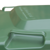 Green Wheelie Bin - 180 Litre - WB180GRN - Side Handle Close