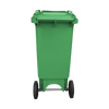 Green Wheelie Bin - 80 Litre Back View