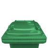 Green Wheelie Bin - 80 Litre Lid Closed
