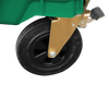Moss Green Wheelie Bin - 1100 Litre - Wheel With Brake
