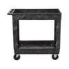 FG452089BLA - Rubbermaid Heavy-Duty Utility Cart with Lipped Shelf - Medium